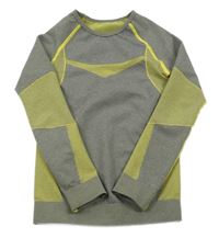 Sivo-žlté funkčné spodné tričko Lupilu