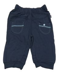 Tmavomodré tepláky s vreckami Berti