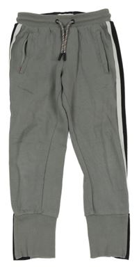 Šedo-černo-bílé tepláky Reserved