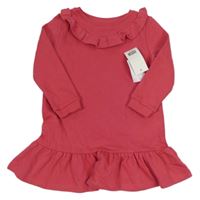 Nové - Růžové teplákové šaty F&F