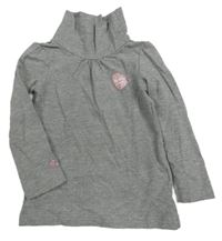 Šedý rolák se srdíčkem Pocopiano