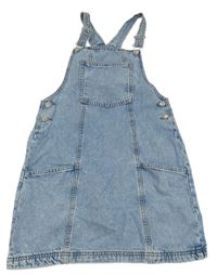 Světlemodré riflové laclové šaty Primark