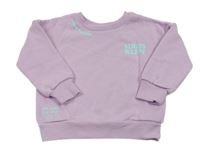 Lila mikina s nápisom Primark