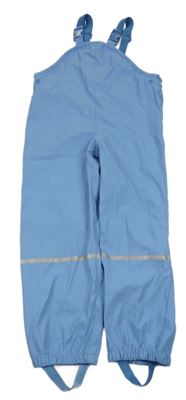 Světlemodré nepromokavé laclové kalhoty Lupilu