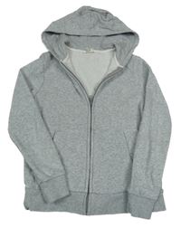 Sivá prepínaci mikina s kapucňou H&M