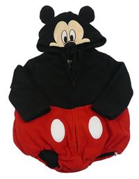 Kostým - Černo-červené fleecové body s kapucí - Mickey Primark