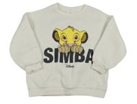 Biela mikina so Simbou Zara