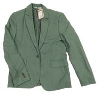 Nové - Khaki lněné sako H&M