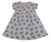 Biele bavlnené šaty s mořskými vílami Kiki&Koko