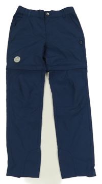 Tmavomodré šusťákové kalhoty Alive