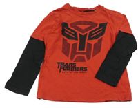 Nové - Červeno-černé triko Transformers George 