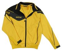 Žlto-sivo-čierna športová funkčná prepínaci mikina Saller