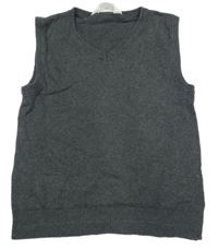 Sivá svetrová vesta H&M