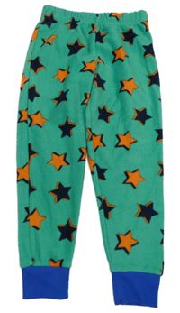 Zelené fleecové pyžamové kalhoty s hvězdičkami Dunnes