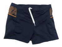 Tmavomodré nohavičkové plavky Yigga