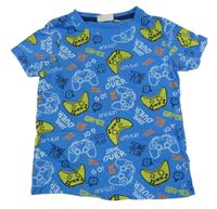 Modré tričko s ovladaci Alive 