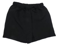 Čierne ľahké kraťasy Shein