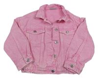 Růžová crop oversize mikina Matalan