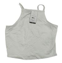 Biely crop top New Look