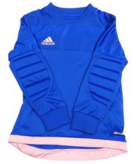 Safírovo-růžové funkční brankářské mikinotriko Adidas