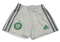 Bílo-šedé sportovní fotbalové kraťasy Celtic zn. Adidas