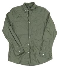 Khaki košile s výšivkou Next