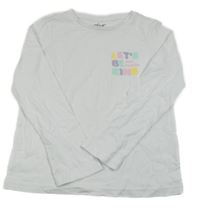 Biele tričko s nápismi alive