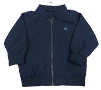 Tmavomodrý šusťákový jarní bomber s autíčkem Next