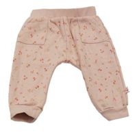 Svetloružové turecké tepláky s kvietkami RIVER ISLAND