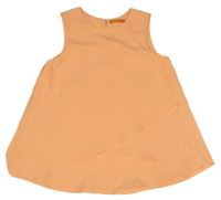 Neonově oranžový halenkový top STACCATO