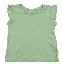 Světlezelené tričko s volánky C&A