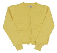 Žltý vzorovaný prepínaci crop sveter C&A