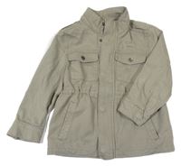 Khaki rifľová parka H&M