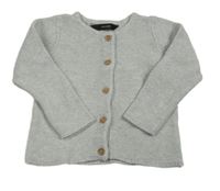 Sivý melírovaný prepínaci sveter George