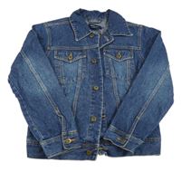 Modrá rifľová bunda H&M