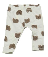 Smotanové legíny s medveďmi Zara