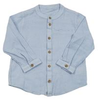 Světlemodrá kostkovaná košile Matalan