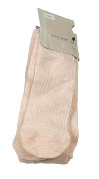 Nové - Ružové melírované vzorované pančuchy John Lewis