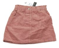 Nové - Staroružová menšestrová sukňa Primark