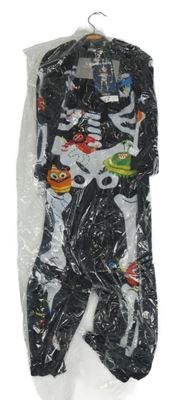 Nové - Kostým - 2set - Černý overal s kostmi a příšerkami + čepice George