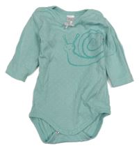 Tyrkysové bodkovaná é body so šnekem zn Kanz