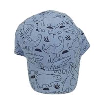 Světlemodrá kšiltovka s dinosaury Topomini