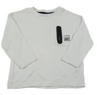 Bílé žebrované triko s kapsou F&F