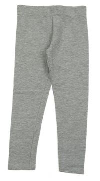 Sivé melírované teplákové legíny Alive