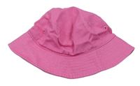 Ružový rifľový klobúk Next
