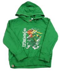 Zelená lehká mikina s Lego Ninjago a kapucí Lego