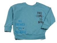 Modrá mikina s nápismi George