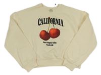 Nové - Smotanová crop mikina s třešněmi River Island