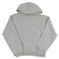 Sivá melírovaná mikina s kapucňou H&M