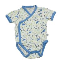 Bielo-modré zavinovací body s písmenky Liegelind